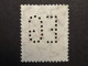 Italia - Italy -  Perfin - Lochung - Siracusana  Lire 10 - E G - Egidio Galbani - Industria Casearia - Cheese Cancelled - 1946-60: Gebraucht