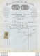 FACTURE 1891 E. BRIARD LHERMITE SUCCESSEURS CONSTRUCTION DE MACHINES 208 FAUBOURG SAINT MARTIN PARIS - 1800 – 1899