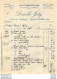 FACTURE 1928 DEVILLE JOLY AUTOMOBILES DE TOUTES MARQUES A CHATEAU THIERRY - Manuscritos
