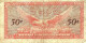 USA UNITED STATES 50 CENTS MILITARY CERTIFICATE RED WOMAN SERIES 641 VF ND(1965-68) PM60a READ DESCRIPTION CAREFULLY !! - 1965-1968 - Reeksen 641