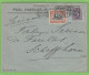 LETTRE DE PAUL HAEGLER ,BRUXELLES, AVEC COB 139,142,POUR LA FABRIQUE DE FICELLES A SCHAFFHOUSE,SUISSE.1921. - Cartas & Documentos