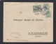 LETTRE DE PAUL HAEGLER ,BRUXELLES, AVEC COB 137 X 2,143,POUR LA FABRIQUE DE FICELLES A SCHAFFHOUSE,SUISSE.1921. - Storia Postale