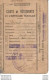 CARTE DE VETEMENTS ET ARTICLES TEXTILES  08/1942 MONTIGNY EN OSTREVENT  SOLDAT DEVRED HONORE - 1939-45