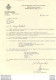 COURRIER DE LA ROYAL AIR FORCE EN REPONSE  A G. BAILLEUL RECHERCHANT DES ANCIENS SOLDATS  DE LA ROYAL AIR FORCE 1967 - 1939-45