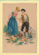 Province : LE DAUPHINE / Blason / Costumes / Folklore / Illustrateur (voir Scan Recto/verso) - Franche-Comté