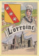Province : LA LORRAINE / Blason / Costume / Folklore / Illustrateur (voir Scan Recto/verso) - Lorraine