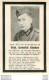 MEMENTO AVIS DE DECES SOLDAT ALLEMAND  HEINRICH STOCKER 27/07/1944 - Todesanzeige