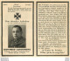 MEMENTO AVIS DE DECES SOLDAT ALLEMAND  GOTTFRIED LANGENBERG - Obituary Notices