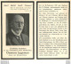 MEMENTO AVIS DE DECES SOLDAT ALLEMAND  CLEMENS LAGEMAN 26/09/1937 - Obituary Notices