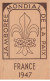 SCOUTISME AO#AL000608 SCOUT JAMBOREE MONDIAL DE LA PAIX FRANCE 1947 CARTE MAXIMUM - Padvinderij