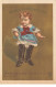 CHROMO #CL29336 LA BELLE JARDINIERE ENFANT BOTTES PARIS APPEL - Otros & Sin Clasificación