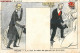 CARICATURE POLITIQUE ELYSEE 1899 SOCIETE SUISSE D'AFFICHES ARTISTIQUES GENEVE MELINE LOUBET PRESIDENT - Satirical