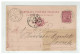 ITALIE : Campello Sul Clitunno PERUGIA . POUR MACERATA 1894 - Stamped Stationery
