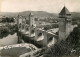 46 - Cahors - Le Pont Valentré Et Le Lot - Mention Photographie Véritable - Carte Dentelée - CPSM Grand Format - Voir Sc - Cahors