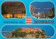 Monaco - Multivues - Blasons - Carte Neuve - CPM - Voir Scans Recto-Verso - Panoramische Zichten, Meerdere Zichten