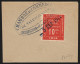 Timbres De Guerre, N°1, Oblitéré Valenciennes 8 Septembre 1914 - Certificat - Guerre (timbres De)