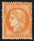 N°38, Cérès Siège De Paris, 40c Orange, Neuf * Légère Trace De Charnière - B/TB - 1870 Asedio De Paris
