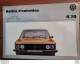 NOTICE  ENTRETIEN VOLKSWAGEN K70  ANNEE 1973 LIVRET EN FRANCAIS DE 95 PAGES - Cars