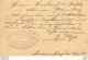 LUXEMBOURG  ENTIER POSTAL CARTE POSTALE 1895 - Postwaardestukken