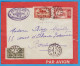 LETTRE PAR AVION DE 1926 - LIGNES AERIENNES LATECOERE FRANCE-MAROC - CASABLANCA (MAROC) POUR BORDEAUX - Luftpost