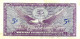 USA UNITED STATES 5 CENTS MILITARY CERTIFICATE PURPLE WOMAN SERIES 641 VF ND(1965-68) PM57a READ DESCRIPTION CAREFULLY!! - 1965-1968 - Reeksen 641