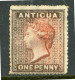 -1863-Antigua-"Queen Victoria" MH (*) - 1858-1960 Kolonie Van De Kroon