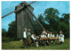 Folk Ensemble, Windmill Estonian Open Air Museum Tallinn Soviet Estonia USSR 1980 Postal Stationery Postcard Unused - Estland