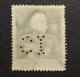 Italia - Italy - 1926  -  Perfin - Lochung -  C I  -  Credito Italiano - Trieste -  Cancelled - Afgestempeld