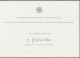 Bund: Minister Card - Ministerkarte Typ IV, Mi-Nr. 1105-07: " Grundgedanken Der Demokratie "  X - Storia Postale