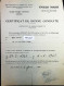WW2 – 1945 FRANCE - CERTIFICAT DE BONNE CONDUITE - ARMEE' DES ALPES - S6950 - Dokumente