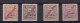 Macau Macao 1913 Carlos Surcharged Set. Mint & No Gum - Unused Stamps