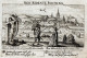 ST-FR BERGHEIM Haut-Rhin Alsace 1678~ Berck NON RIDENTE FORTUNA -Daniel Meisner Gravure Sur Cuivre - Estampes & Gravures