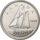 Canada, Elizabeth II, 10 Cents, 1988, Royal Canadian Mint, Nickel, FDC, KM:77.2 - Canada