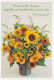 Postal Stationery Cuba 2002 Sunflower - Sonstige & Ohne Zuordnung