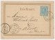 Briefkaart G. 11 Amsterdam - Aalst Belgie 1876 V.b.d. - Interi Postali