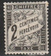 France Taxe N° 11* Noir 2 C - 1859-1959.. Ungebraucht