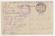Fieldpost Postcard Belgium 1915 Railway Station Brussel - Trenes