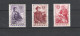 Belgium 1960 World Refugee Year ( Stamps From S/S/ In Different Colours) MNH ** - Neufs