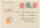 Envelop G. 22 / Bijfr. Aangetekend Amsterdam - Zwitserland 1932 - Postal Stationery
