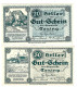 *notgeld   Austria Texing 20+50 Heller  1064.1b  Cat Val 2 Euro - Oesterreich