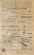 Connaissement De New York Pour Bordeaux  1929 Timbre Valeur 7F20 - Briefe U. Dokumente