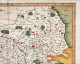 ST-FR BERRY DUCATUS 1610 Mercator-Hondius -BOURGES, Cher, Indre, Vienne Cm 52,5x39 - Estampes & Gravures