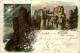 Gruss Von Der Bastei - Litho - Bastei (sächs. Schweiz)