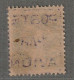 SYRIE - P.A N°1 Obl (1920) 1pi Sur 5c Vert - Signé Brun - Luftpost