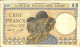 BILLET DE BANQUE AFRIQUE FRANCAISE LIBRE CONGO 100 FRANCS 1941 SERIE N246254 - South Africa