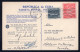CUBA 1954 Two Values On Postcard To Canada. Hotel Advertising. Rotary Club (p2344) - Covers & Documents