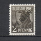 ALLEMAGNE BERLIN    N° 1  NEUF SANS CHARNIERE   COTE 1.50€   ZONES AAS SURCHARGE NOIRE BERLIN - Unused Stamps