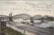 AK - Riesa - Elbbrücke Mit Altem Dampfschiff - 1911 - Riesa