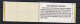 Daffodil Test Booklet, Test Stamp, Specimen TDB 41 Probedruck 1990 - Essais, Réimpressions & Specimens