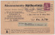 Zum. 154 / MiNr. 165x Auf Abonnements NN-Karte - SCHWEIZER WOCHENZEITUNG AG JEAN FREY Von Zürich 1 Nach Winterthur - Briefe U. Dokumente